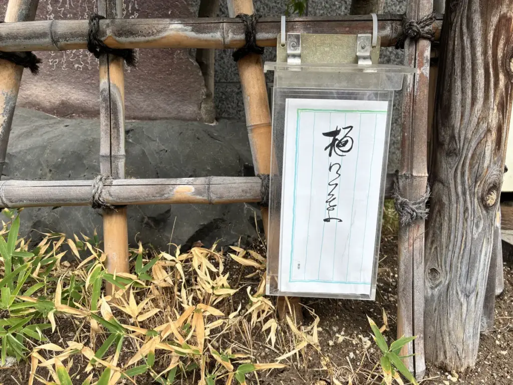 樋口一葉終焉の地でもらえるパンフレット