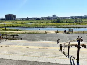 二子玉川公園、多摩川