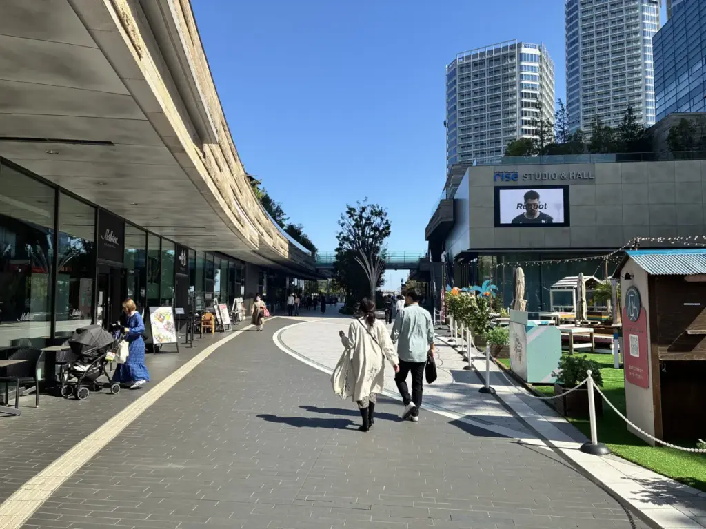 二子玉川駅から二子玉川公園までのルート2