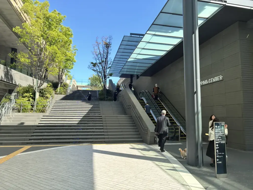 二子玉川駅から二子玉川公園までのルート1