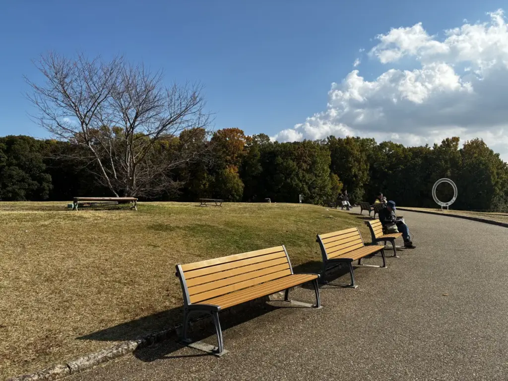 花の丘ベンチ